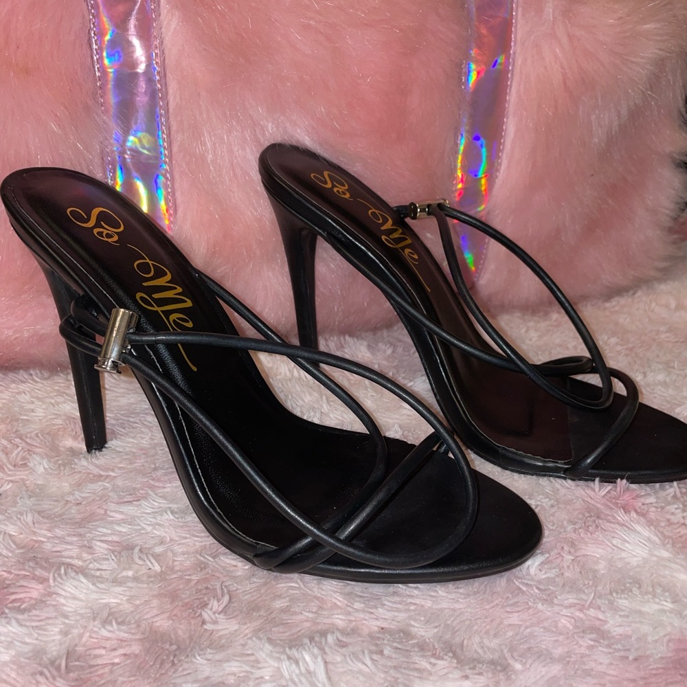 Black heels